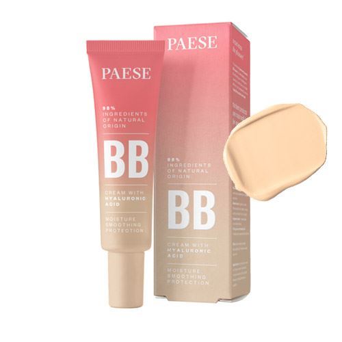 PAESE BB CREAM CU ACID HIALURONIC - 01 IVORY, 30 ml