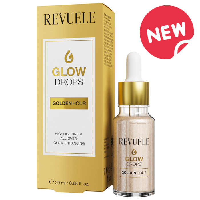 Revuele glow drops golden hour