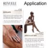 Revuele self tan body lotion medium application step 1
