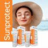 Revuele sunprotect daily face cream SPF 50 two products model