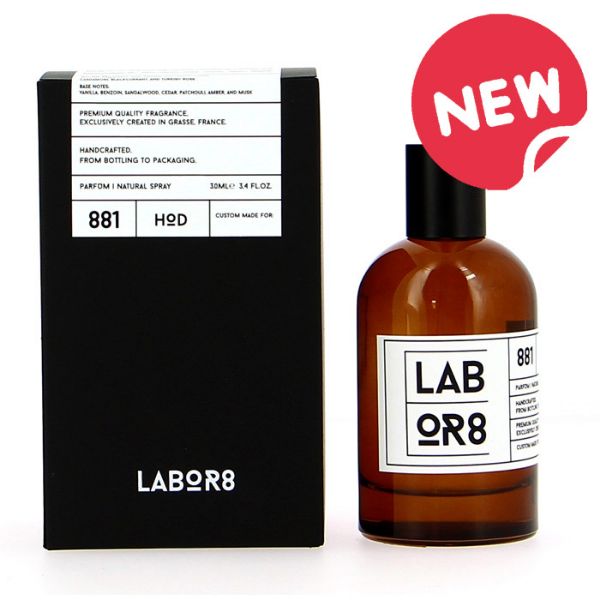 LABOR8 HOD 881 EDP 30 ml with packaging