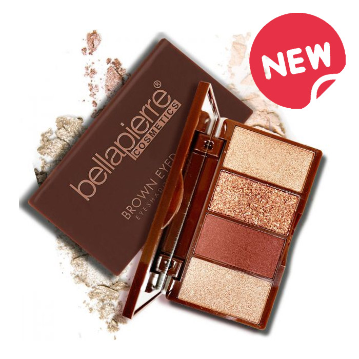 BELLAPIERRE COSMETICS EYE PALETTE - BROWN EYED GIRL