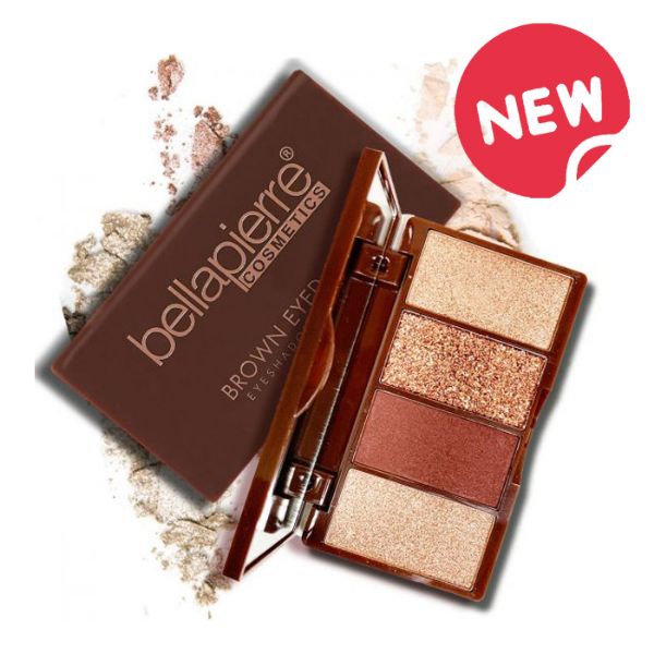 BELLAPIERRE COSMETICS EYE PALETTE - BROWN EYED GIRL