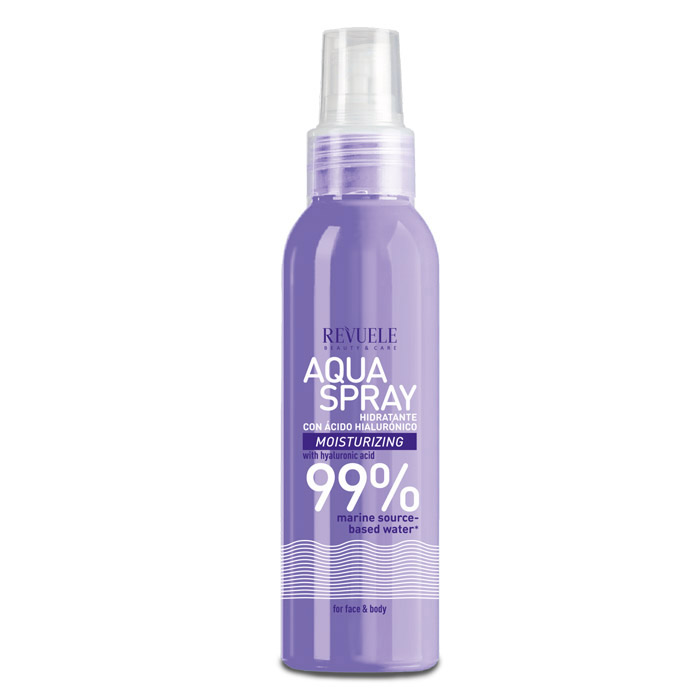 REVUELE AQUA SPRAY MOISTURISING FOR FACE AND BODY, 200 ml