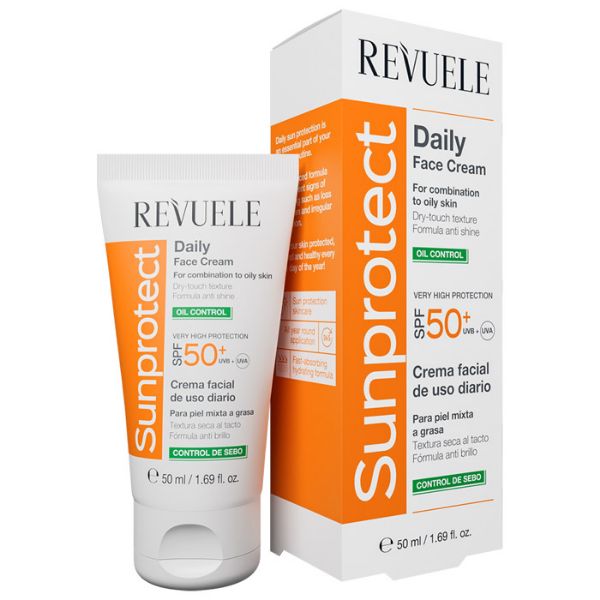 Revuele sunprotect daily face cream oil control spf 50