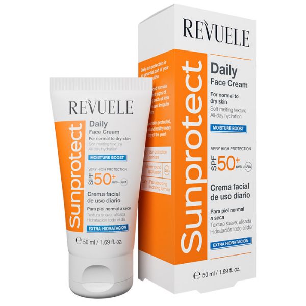 Revuele sunprotect daily face cream moisture boost SPF 50