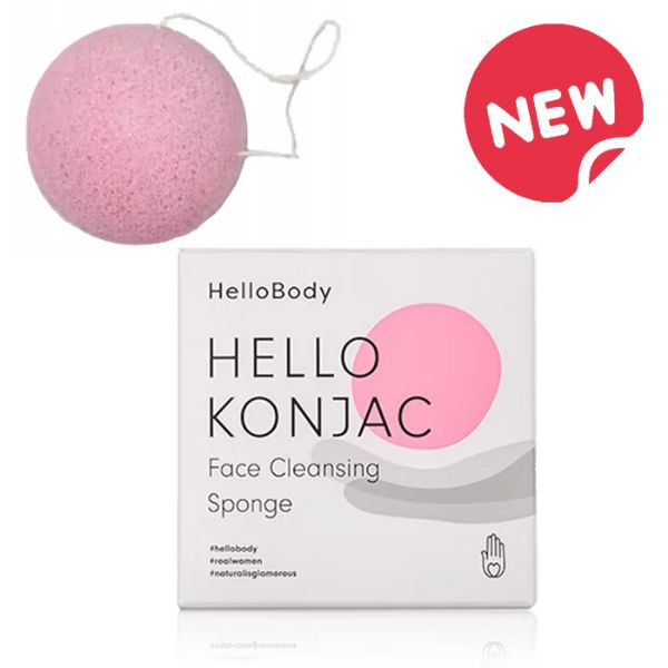 HELLOBODY CLEANSER FACE SPONGE- HELLO KONJAC