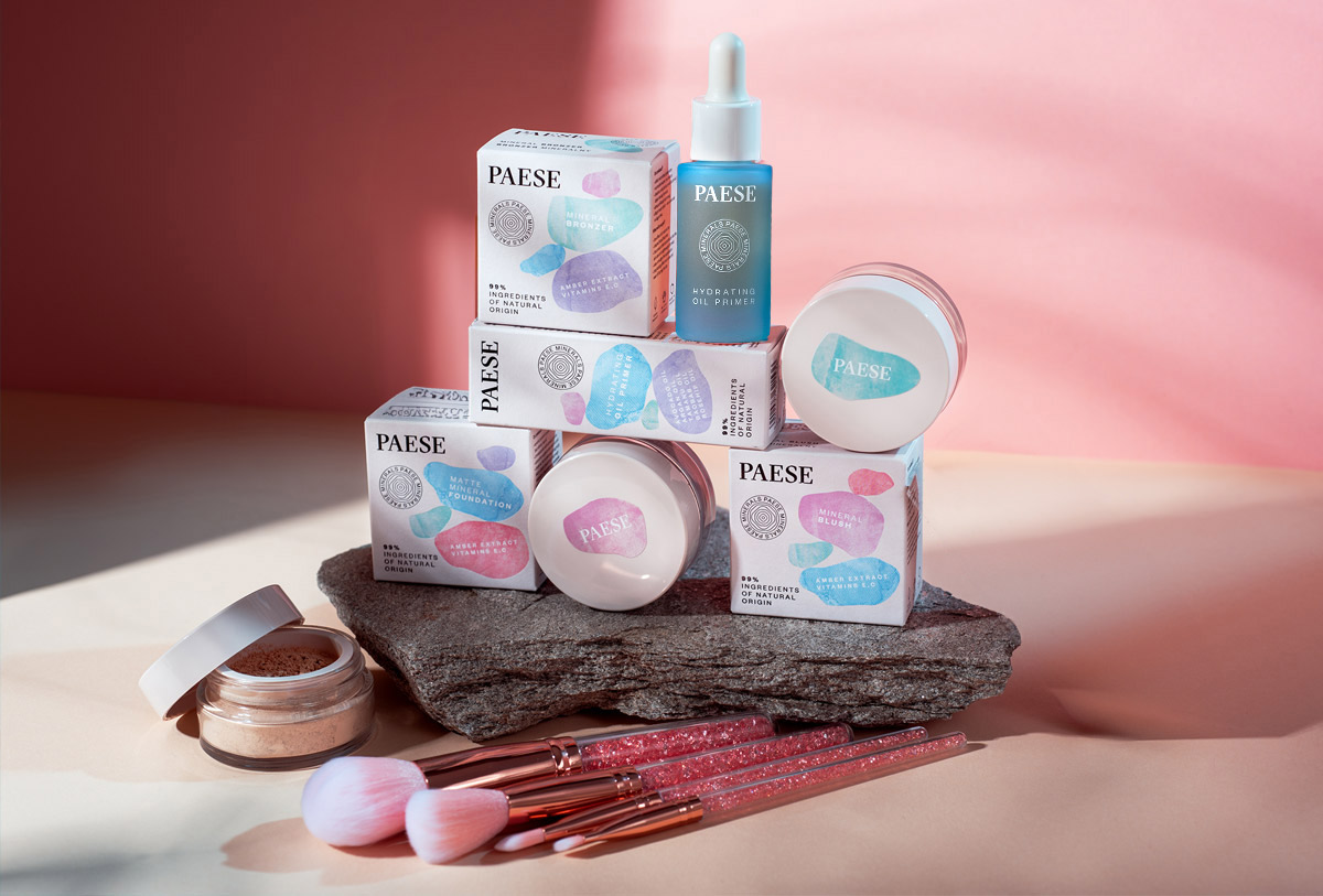 COMORI DE MAKE-UP DE LA PAESE MINERALS