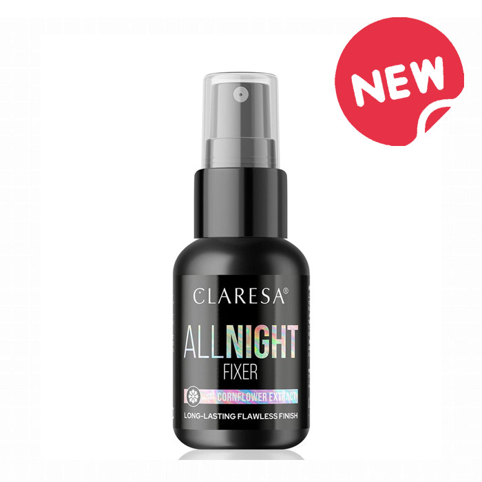 CLARESA ALL NIGHT FIXER SPRAY PENTRU FIXAREA MACHIAJULUI, 50 ml