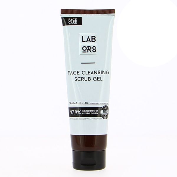 LABOR8 HEMP FACE CLEANSING SCRUB GEL