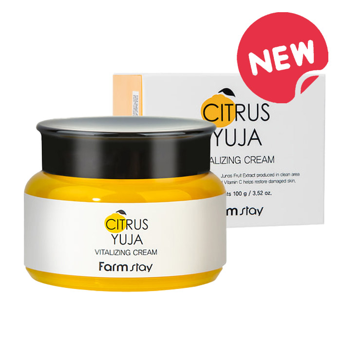 FARMSTAY CITRUS YUJA VITALIZING CREAM, 100 ml