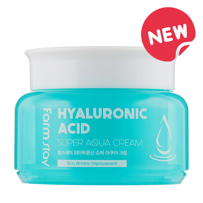 FARMSTAY HYALURONIC ACID SUPER AQUA CREAM, 100 ml