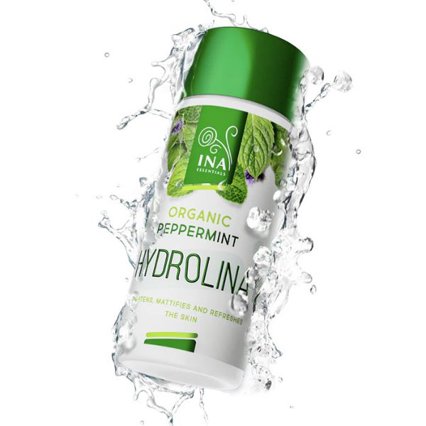 INAESSENTIALS ORGANIC PEPPERMINT WATER - HYDROLINA FOR TIGHT SKIN AND MATTE EFFECT