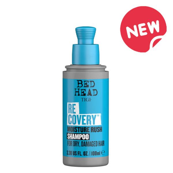 TIGI BED HEAD RECOVERY MOISTURIZING SHAMPOO IDEAL FOR DRY DAMAGED HAIR - TRAVEL SIZE 100 ml