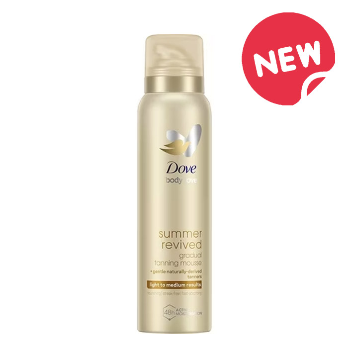 DOVE SUMMER REVIVED LIGHT TO MEDIUM GRADUAL SELF TAN BODY MOUSSE, 150 ml