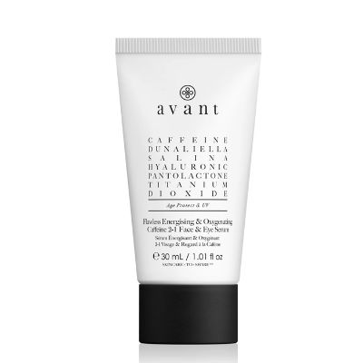 AVANT FLAWLESS ENERGISING & OXYGENATING CAFFEINE 2-1 FACE & EYE SERUM, 30ml